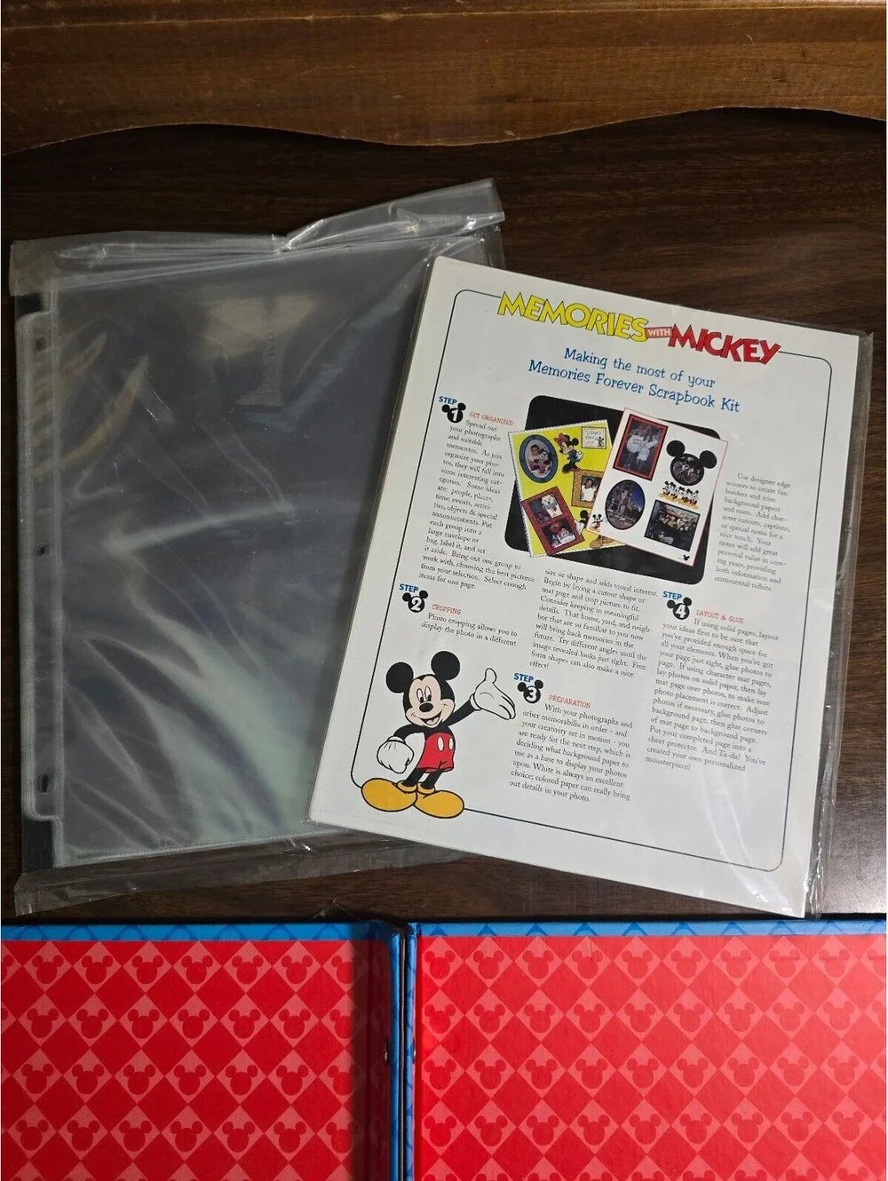 Mickey Mouse Disney Scrapbook kit NEW